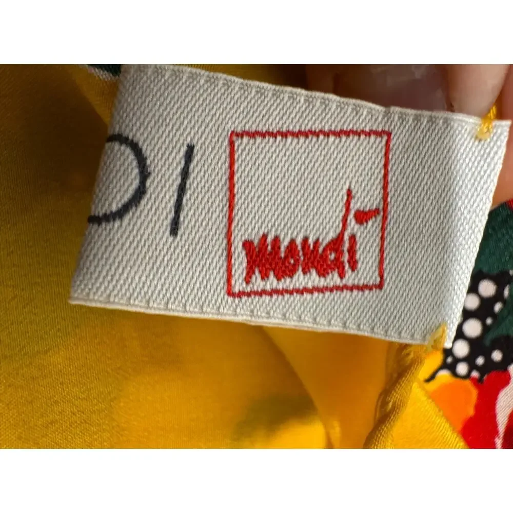 Vintage Mondi Silk Scarf Hand Made in Italy 34